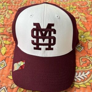 Vintage Mississippi State Baseball Cap with Logo by Captivating Headgear